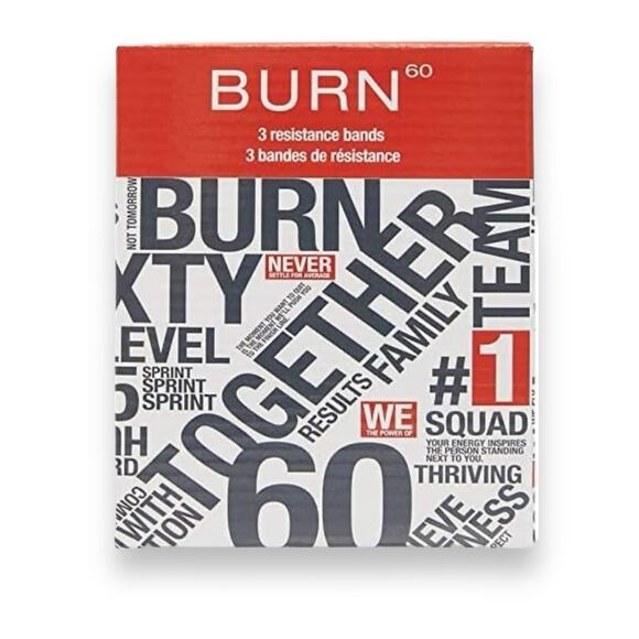 Burn 60 Set of 3 Resistance Bands - Picture 4 of 5